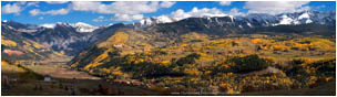 Telluride Colorado Panorama Print, Telluride, Colorado