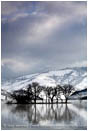 Emigrant Lake in Winter 7 Stock Image Ashland, Oregon