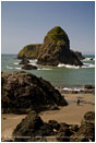 Whale's Head Rock Stock Image Oregon Coast