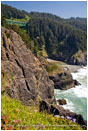 Thomas Creek Bridge 2 Stock Image Oregon
