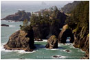 Natural Bridges Stock Image Oregon Coast