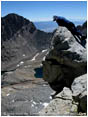 Backpacking on Mt. Tyndal 6 Stock Image High Sierras, California