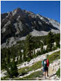 Backpacking in the Sierra Mountains 2 Stock Image High Sierras, California