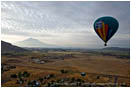 Hot Air Balloon Midflight Stock Image Montague, California