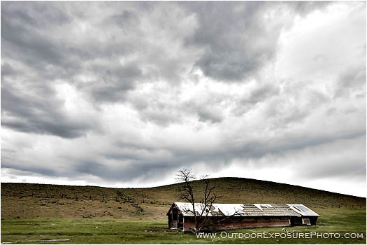 Rights Managed Stock Photo: Long Barn