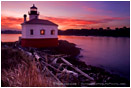 Coquille River Lighthouse 8 Stock Image Bandon, Oregon