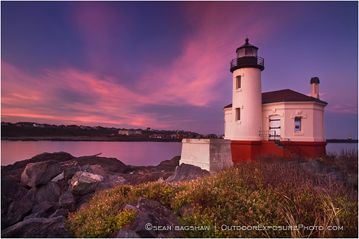 Coquille River Lighthouse 9 Stock Image Bandon, Oregon