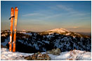 Back Country Skiing 2 Stock Image Siskiyou Mountains, Oregon