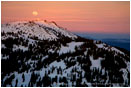 Mt. Ashland at Sunset Stock Image Siskiyou Mountains, Oregon