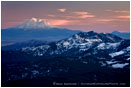 Mt. Shasta at Sunset Stock Image Siskiyou Mountains, Oregon