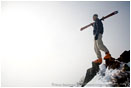 Back Country Skiing 3 Stock Image Siskiyou Mountains, Oregon