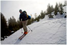 Back Country Skiing 6 Stock Image Siskiyou Mountains, Oregon