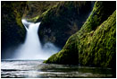 Punchbowl Falls Stock Image Columbia River, Oregon