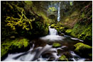 Elowah Falls 3 Stock Image Columbia River Gorge, Oregon