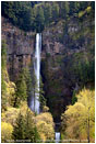 Multnomah Falls 2 Stock Image Columbia Gorge, Oregon