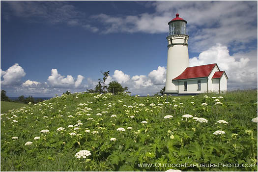 Royalty Free Stock Photo: Cape Blanco Lighthouse