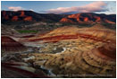 Painted Hills 7 Stock Image Wheeler County, Oregon