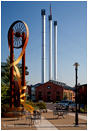 Old Mill District Stock Image Bend, Oregon