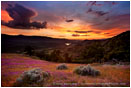 Greensprings Sunset 4 Stock Image Ashland, Oregon
