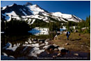Backpacking Mt. Jefferson Wilderness Stock Image Oregon Cascade Range