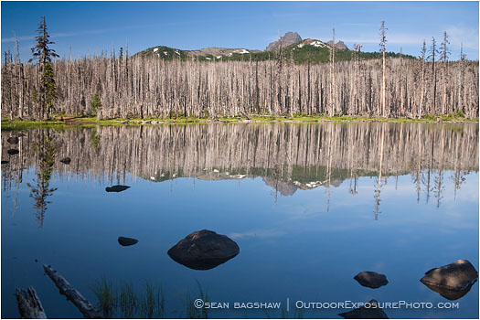 Three Fingered Jack 8 Stock Image Mt. Jefferson Wilderness, Oregon