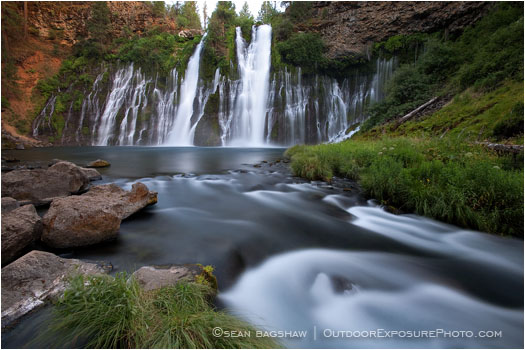 Burney Falls 3 Stock Image Northern California