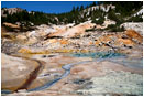 Bumpass Hell 2 Stock Image Lassen Volcanic National Park, California