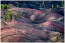Painted Dunes Stock Image Lassen Volcanic National Park, California