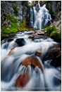 Kings Creek Falls 4 Stock Image Lassen Volcanic National Park, California