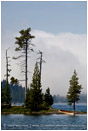 Waldo Lake 3 Stock Image Cascade Mountains, Oregon