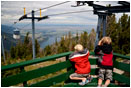Ski Lookout at Wallowa Lake Stock Image Joseph, Oregon