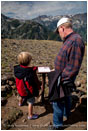Overlooking the Wallowa Mountains 3 Stock Image Joseph, Oregon