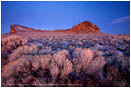 Winter Dawn At Fort Rock Stock Image, Oregon