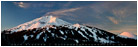 Bachelor Sunrise Panorama Print, Bend, Oregon