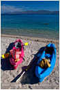 Baja Kayaking 3 Stock Image, Baja, Mexico