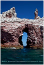 Isla Espiritu Santo Arch 1 Stock Image, Baja, Mexico