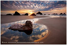 Teardrop of Sky Stock Image, Bandon, Oregon