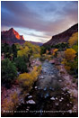 Watchman in Zion 1 Stock Image, Zion National Park