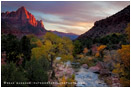Watchman in Zion 2 Stock Image, Zion National Park