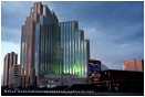 Reno At Night 1 Stock Image, Nevada