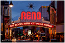 Reno At Night 8 Stock Image, Nevada