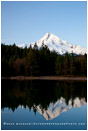 Mt. Hood Reflection Stock Image, Oregon