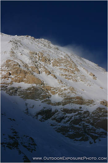 Midnight Sun On Denali's Summit II Stock Image Alaska