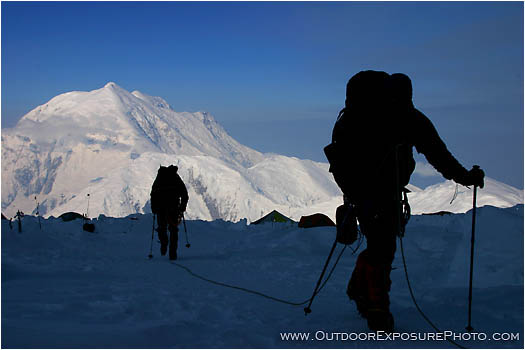 Royalty Free Stock Photo: On To High Camp