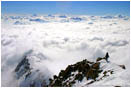 A Walk In The Clouds Print, West Buttress, Mt. McKinley, Denali National Park, Alaska