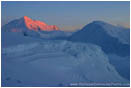 Alpenglow On Mt. Foraker Stock Image, Denali National Park, Alaska