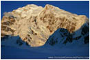 Royalty Free Stock Photo: Climbing Teams Below Mt. Hunter