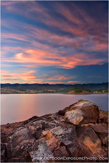 Print: Sunrise Emigrant Lake