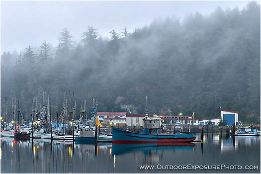 Print: Winchester Bay Harbor