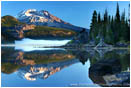Rights Managed Stock Photo: South Sister Symmetry